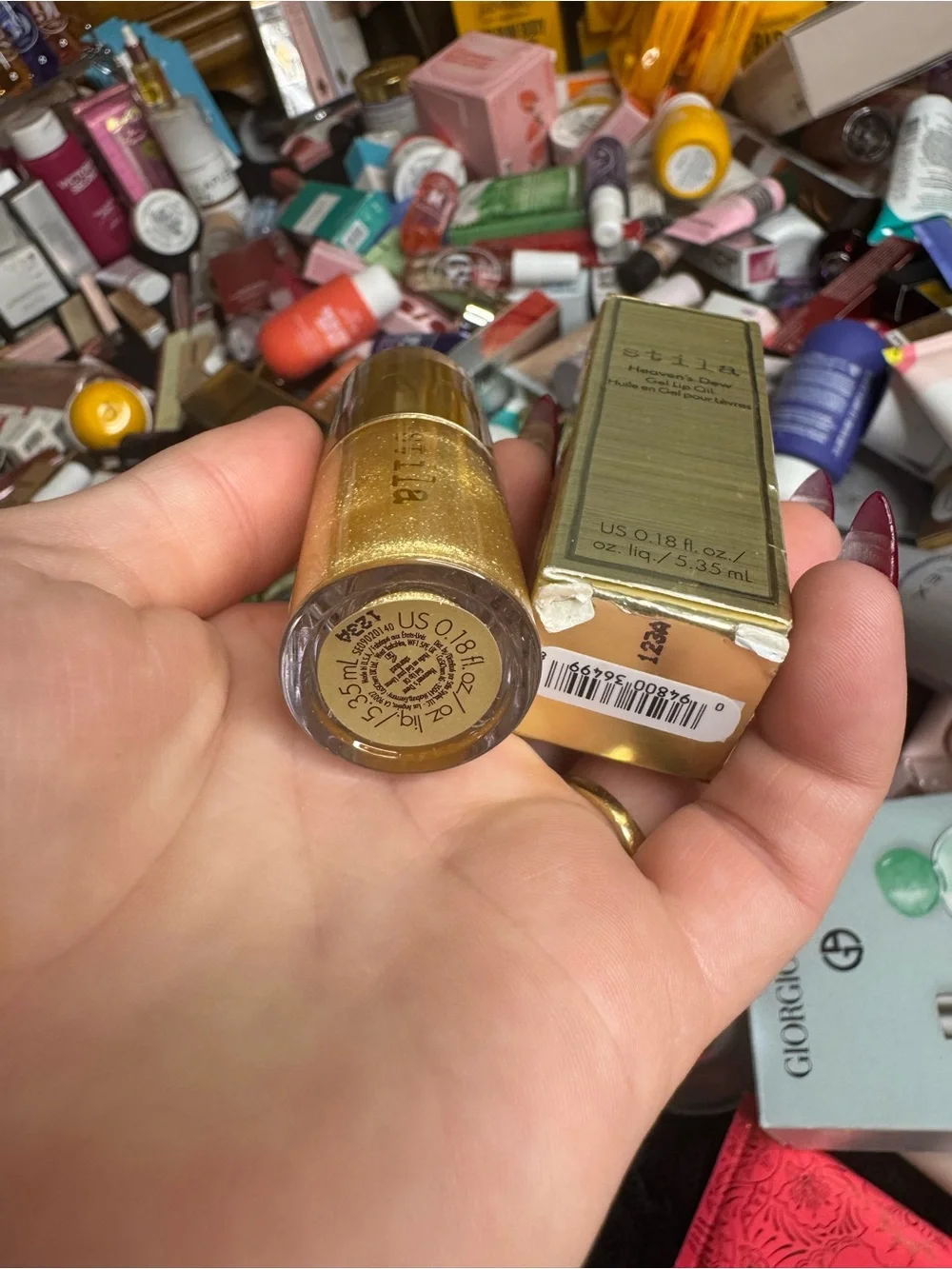 stila Heaven's Dew Gel Lip Oil - Shimmering Gold